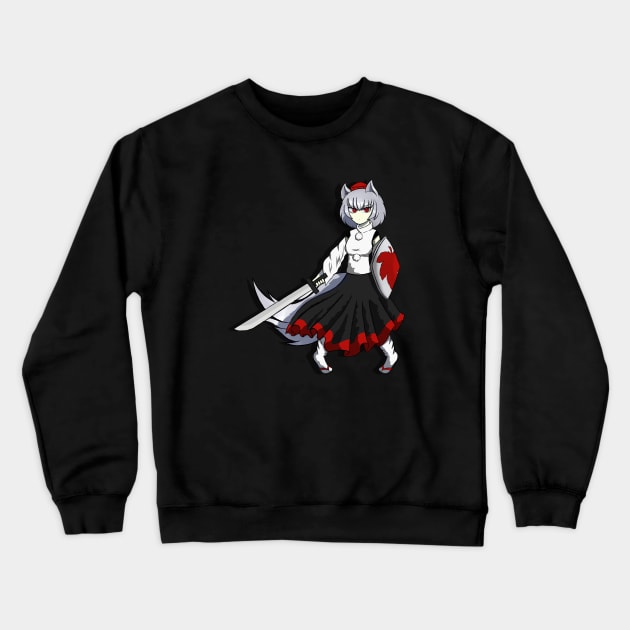 Touhou: Momiji Crewneck Sweatshirt by HumanPerius